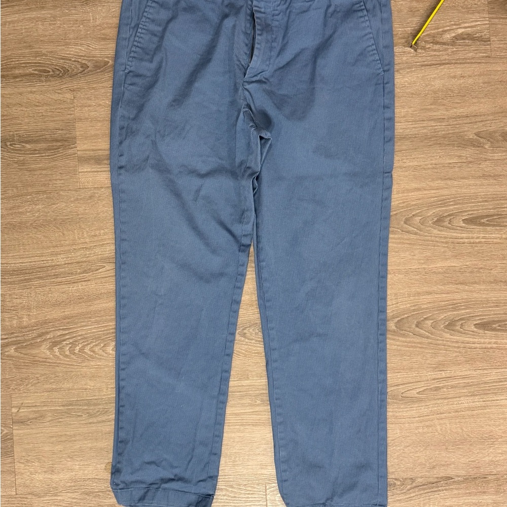 Banana Republic Steel Blue Fulton Skinny Chino Pants
